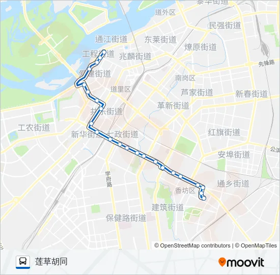 56路 Bus Line Map