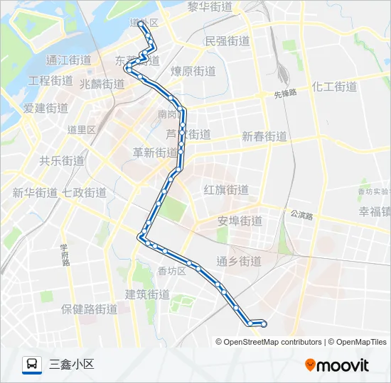 60路 Bus Line Map