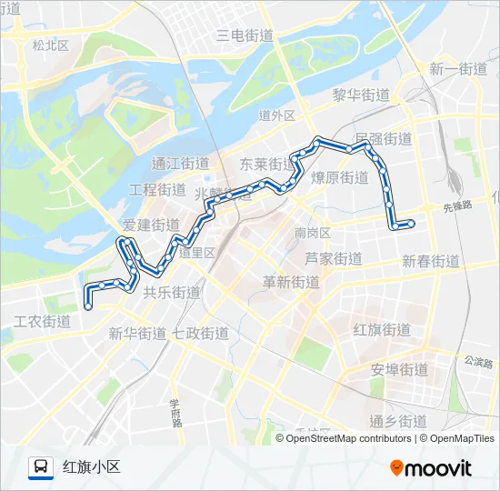61路 Bus Line Map