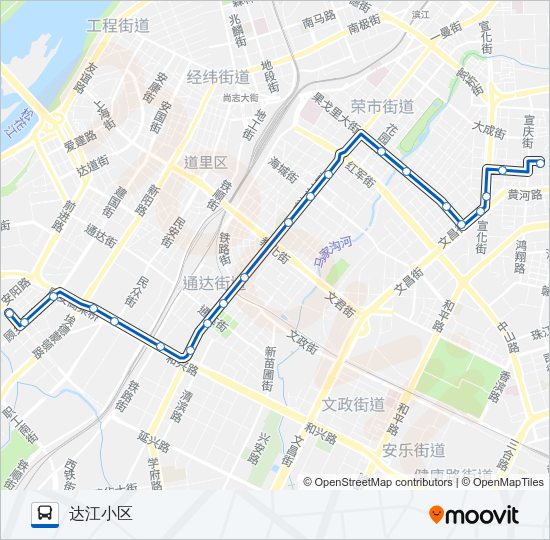 公交63路的线路图