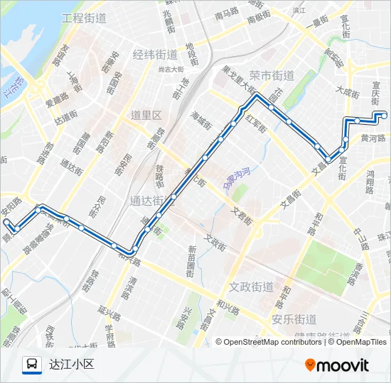 63路 Bus Line Map