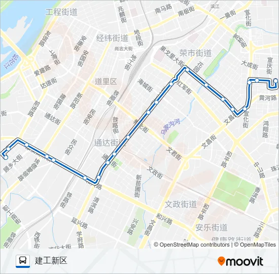 63路 Bus Line Map