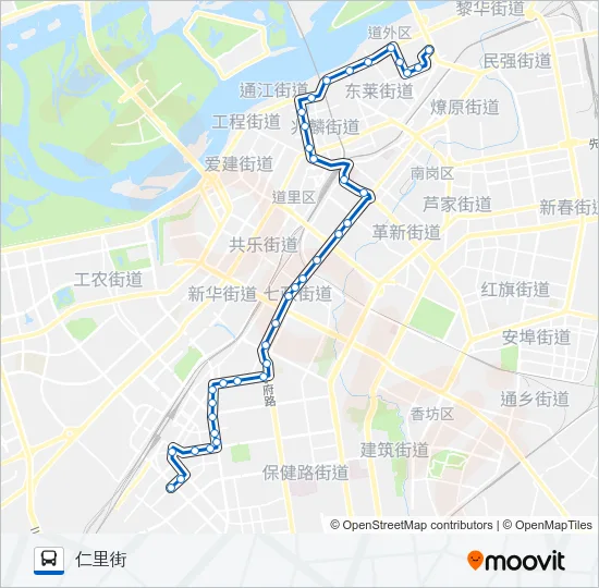 64路 Bus Line Map