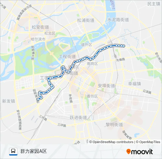 66路 Bus Line Map