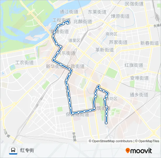 67路 Bus Line Map
