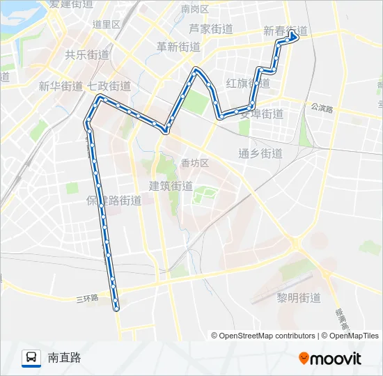 68路 Bus Line Map