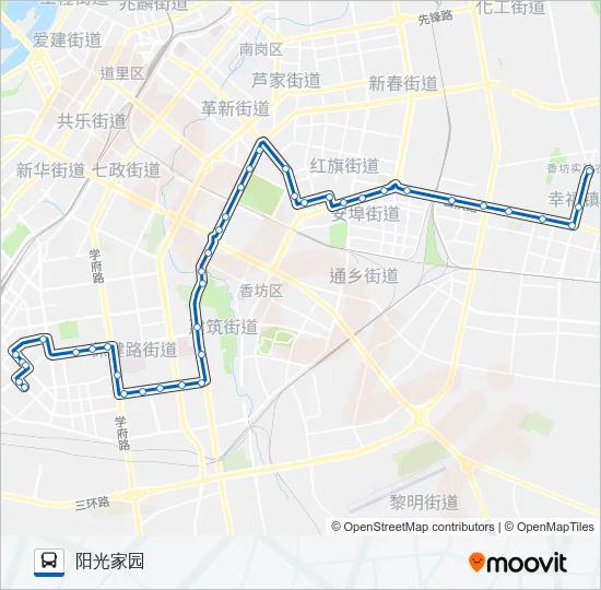 69路 Bus Line Map