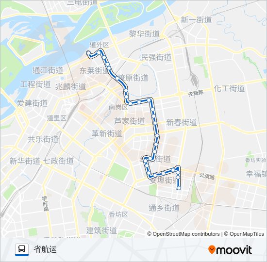 公交70路的线路图
