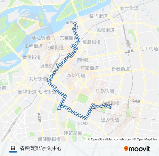 73路 Bus Line Map