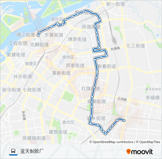 76路 Bus Line Map