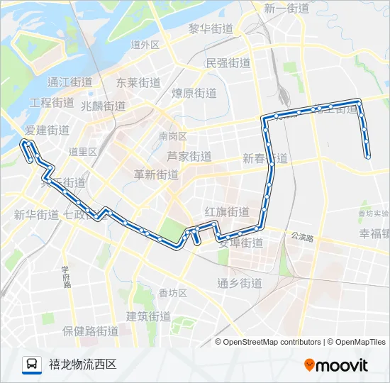 77路 Bus Line Map