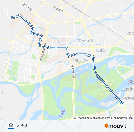 80路 bus Line Map