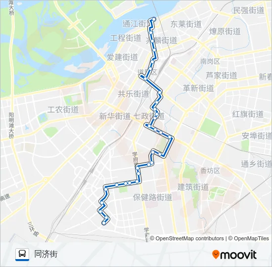 83路 Bus Line Map