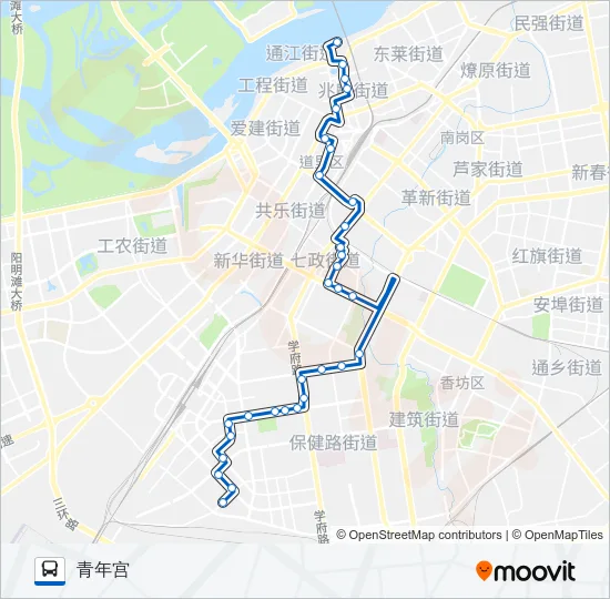 83路 Bus Line Map