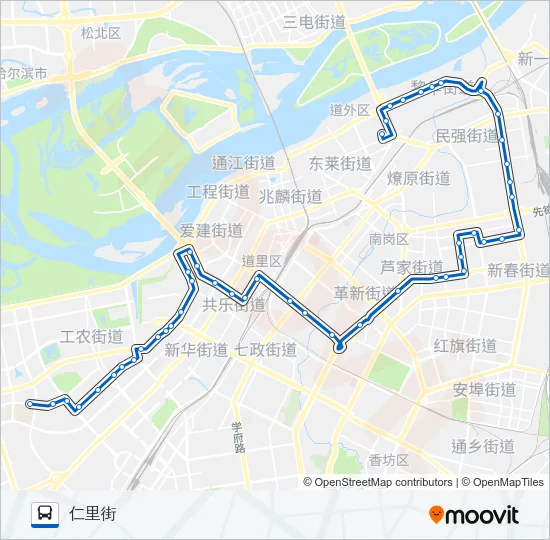 84路 Bus Line Map