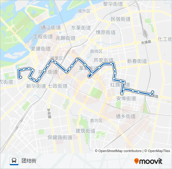 86路 Bus Line Map