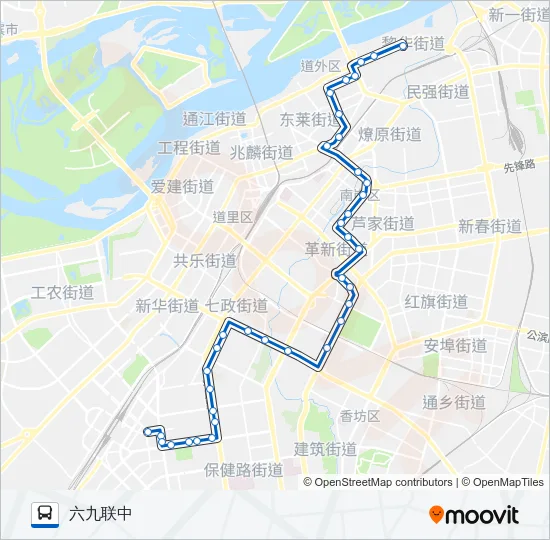 87路 Bus Line Map