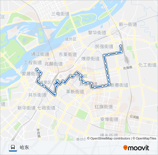 89路 bus Line Map