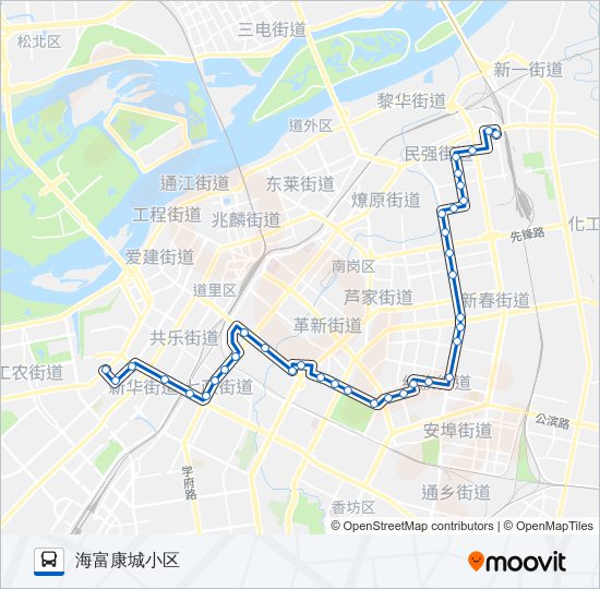 90路 bus Line Map