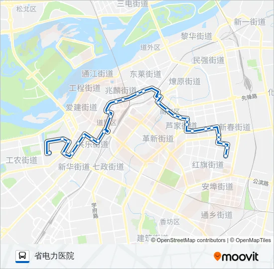 91路 Bus Line Map