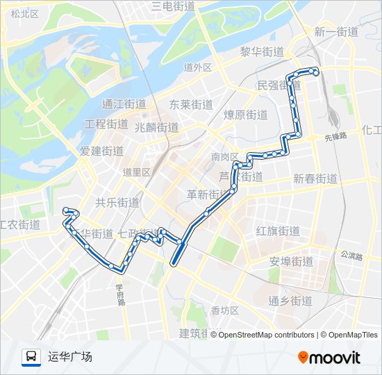 公交93路的线路图