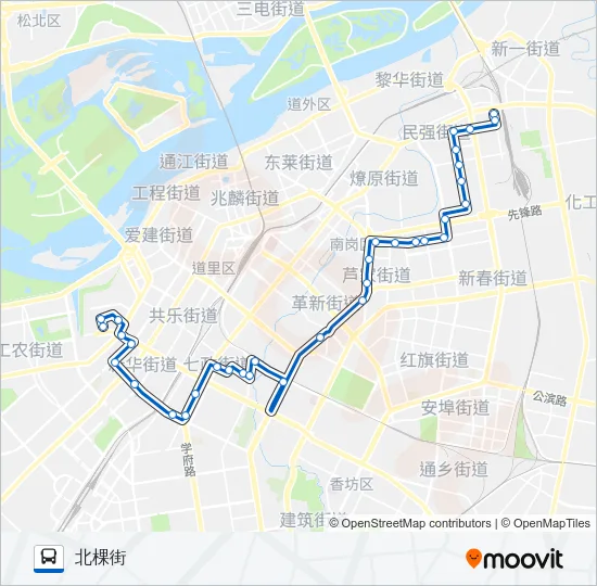 93路 Bus Line Map