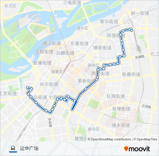 93路 Bus Line Map