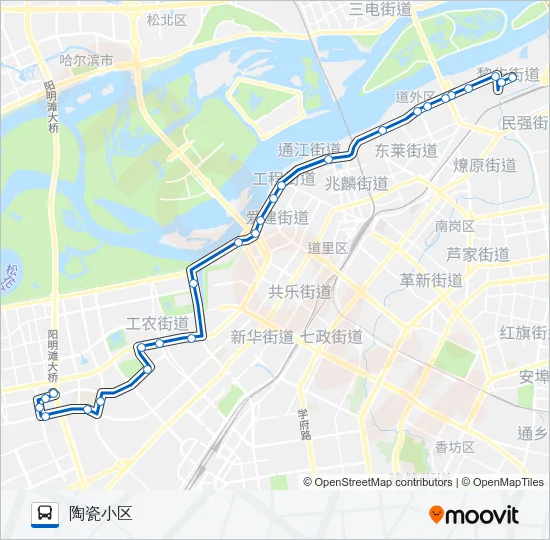 95路 Bus Line Map