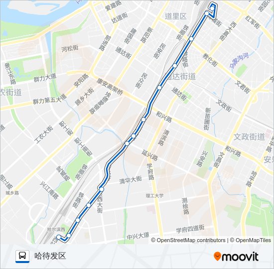 公交96路的线路图