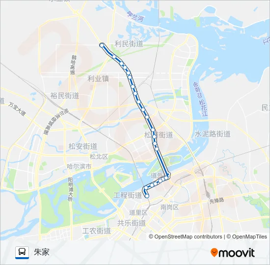 郊6路 Bus Line Map