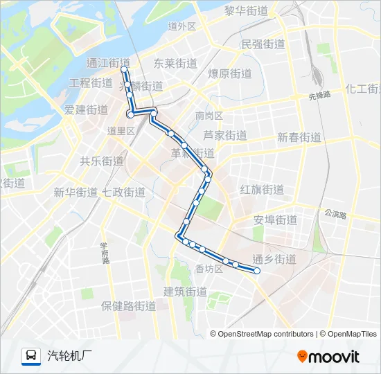 101路 Bus Line Map