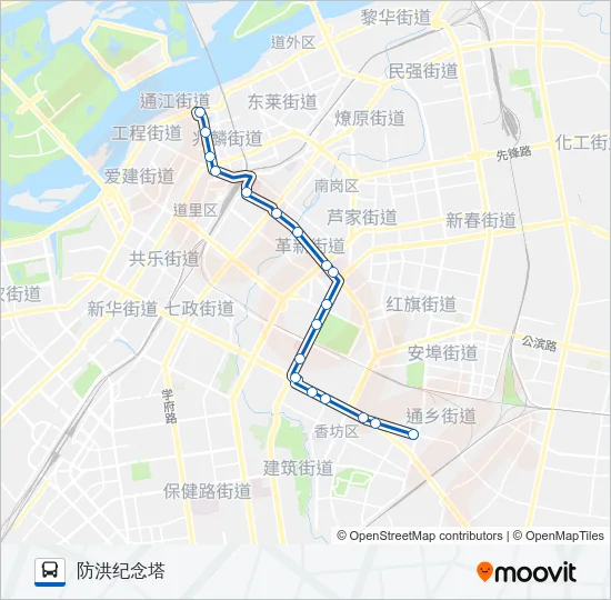 101路 Bus Line Map