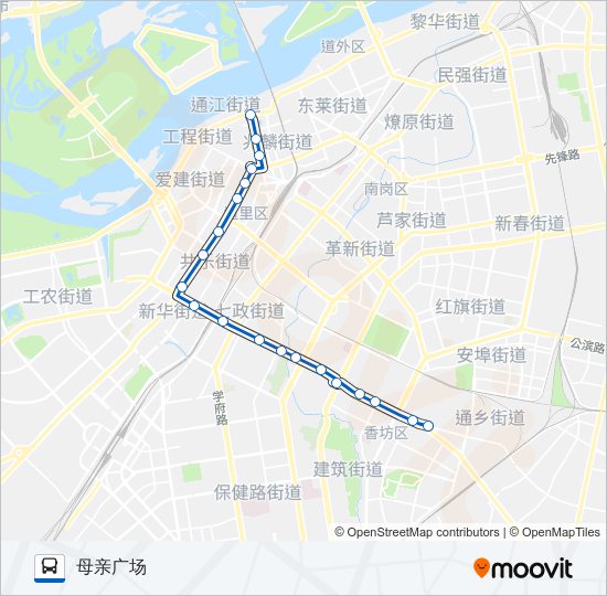 102路 bus Line Map