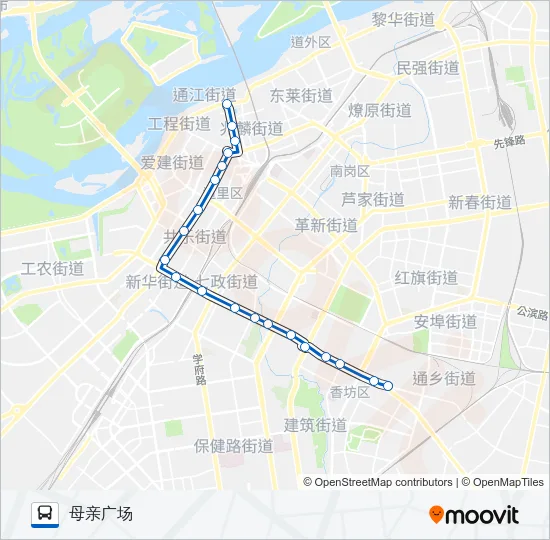102路 Bus Line Map