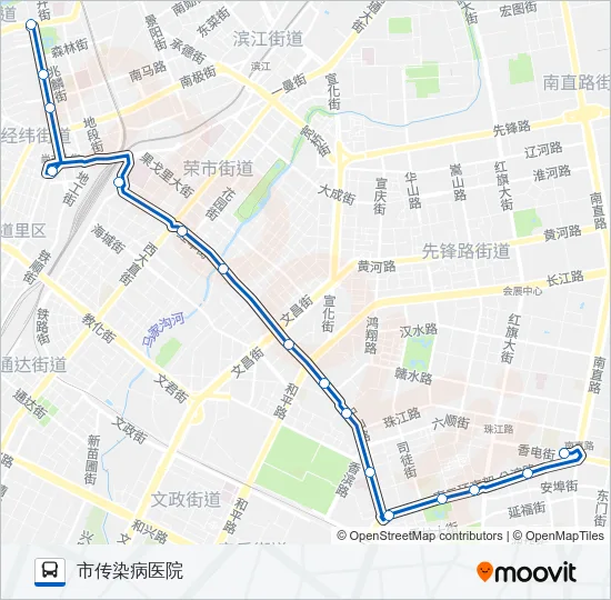 103路 Bus Line Map