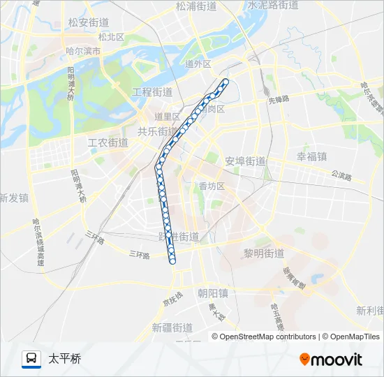 104路 Bus Line Map