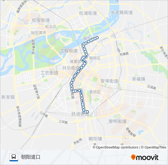 公交107路的线路图