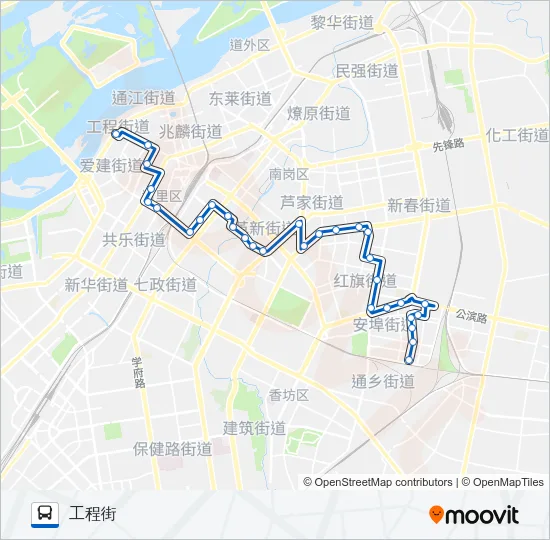 112路 Bus Line Map