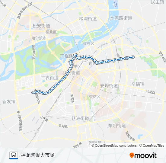 113路 Bus Line Map