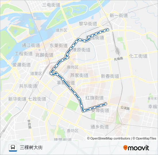 115路 Bus Line Map