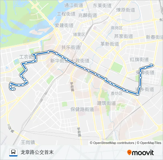 117路 Bus Line Map
