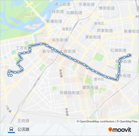 117路 bus Line Map