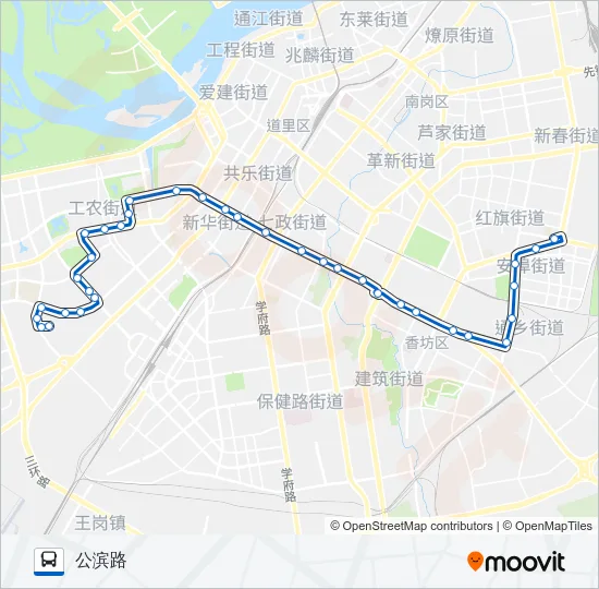 117路 Bus Line Map