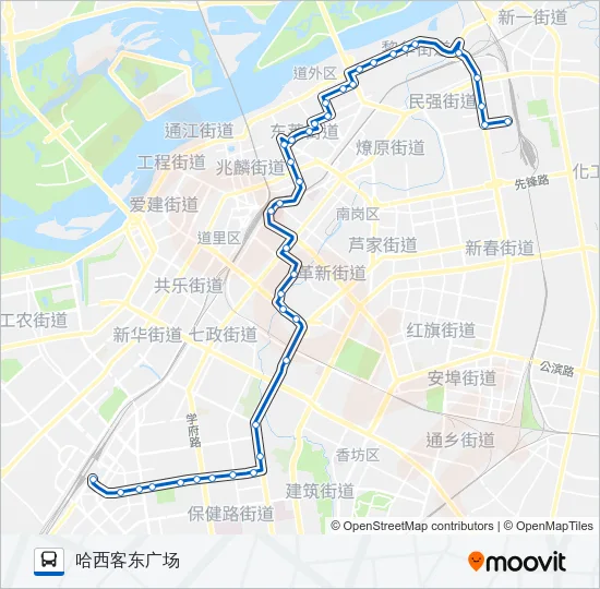 120路 Bus Line Map