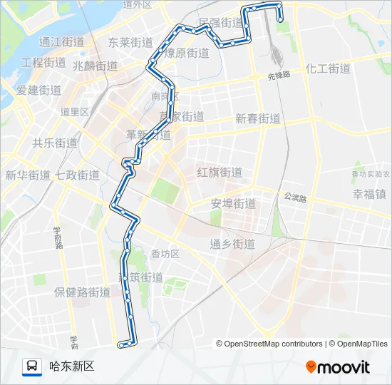 121路 Bus Line Map