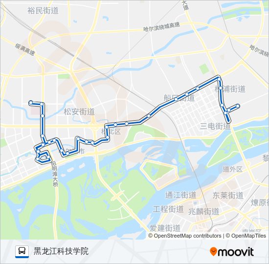 公交122路的线路图