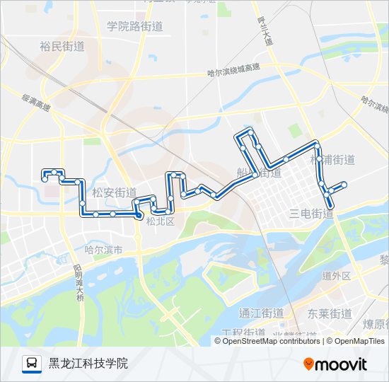 公交123路的线路图