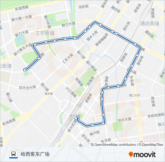 124路 bus Line Map