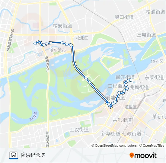 126路 Bus Line Map
