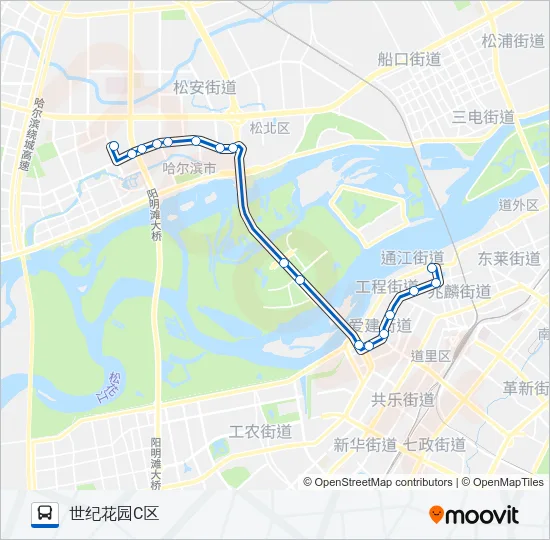 126路 Bus Line Map